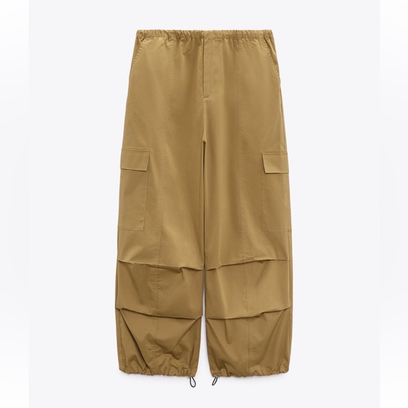 Zara Pants - Zara cargo parachute pants (m)